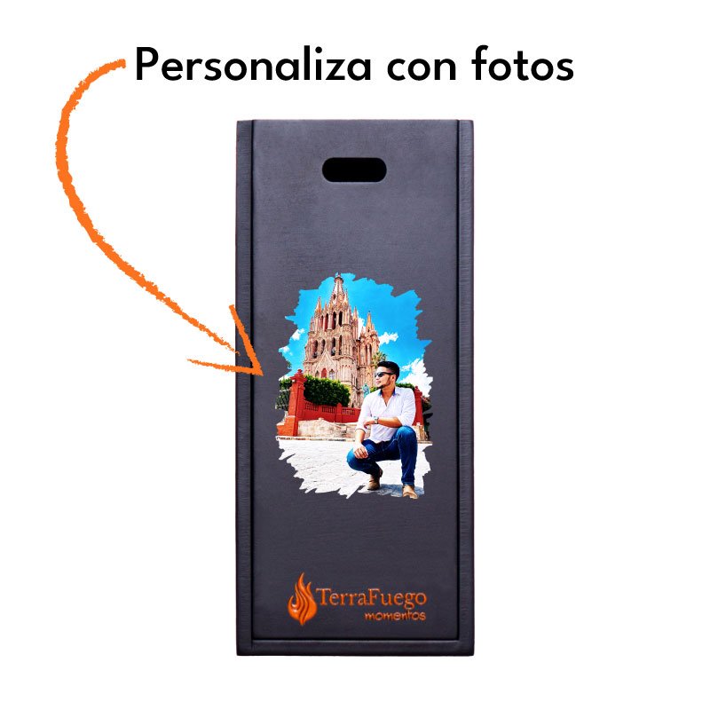 Caja Personalizable Mezcal Joven con Alacrán Terrafuego 250ml - Image 4