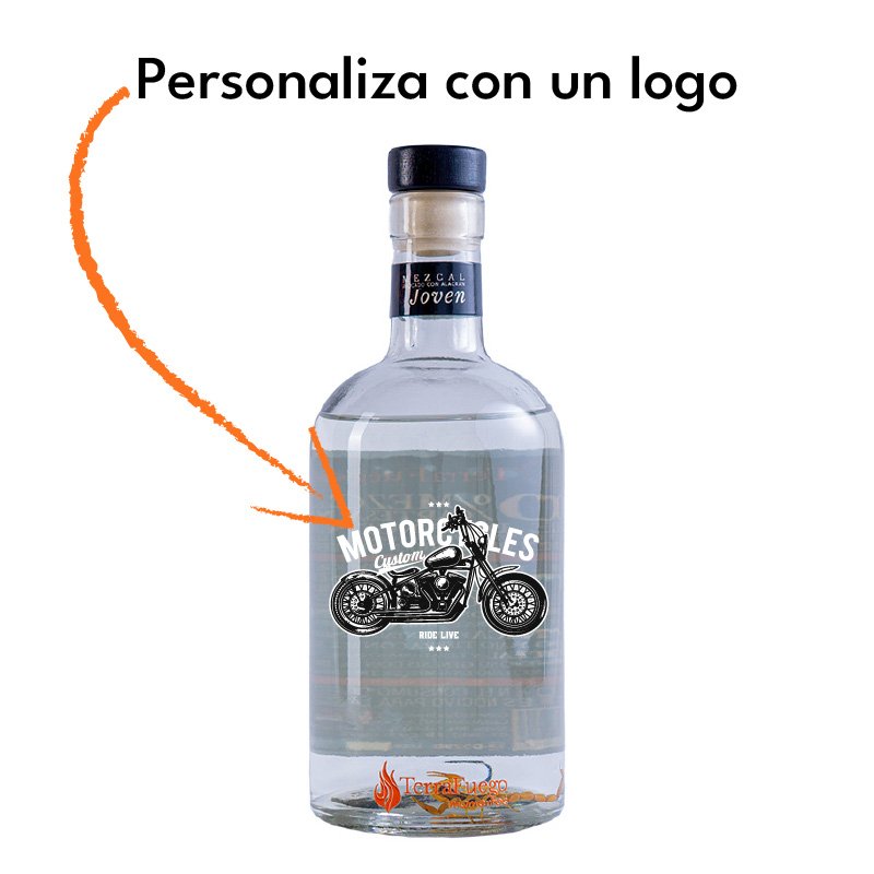 Mezcal Joven Terrafuego Personalizable con Alacrán 750ml - Image 4