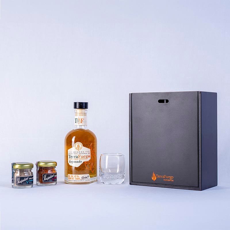 Kit Personalizable Mezcal Reposado Terrafuego 250ml - Image 6