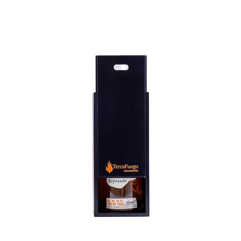 Caja Personalizable Mezcal Reposado Terrafuego 250ml - Image 3