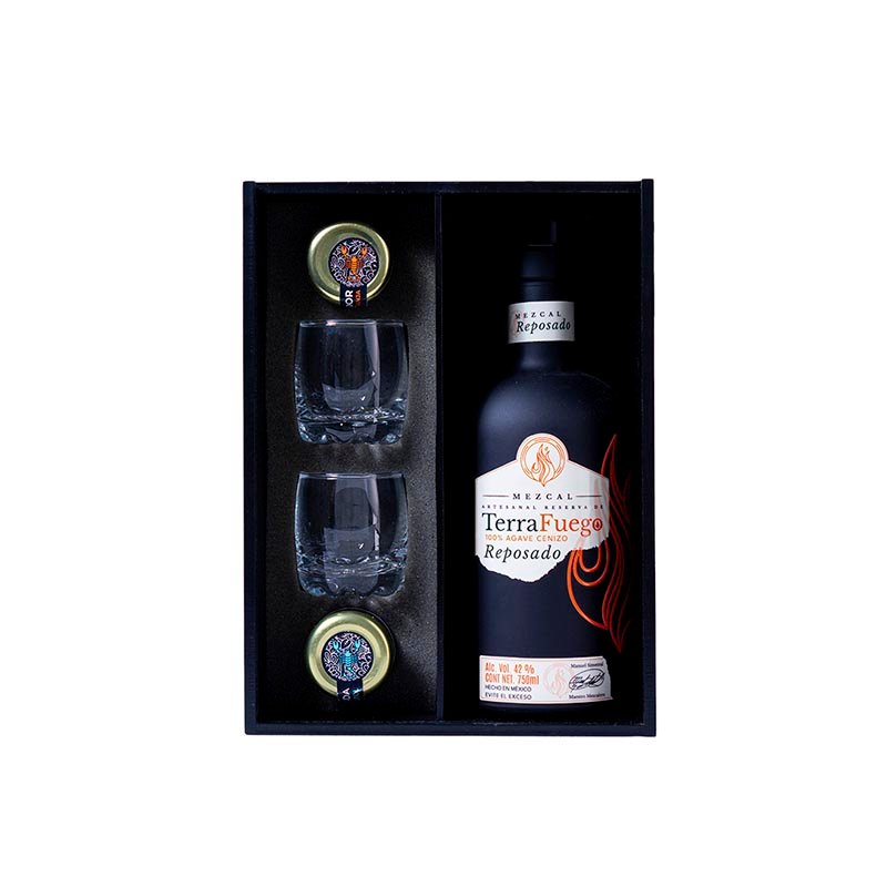 Kit Personalizable Mezcal Reposado Terrafuego 750ml - Image 7