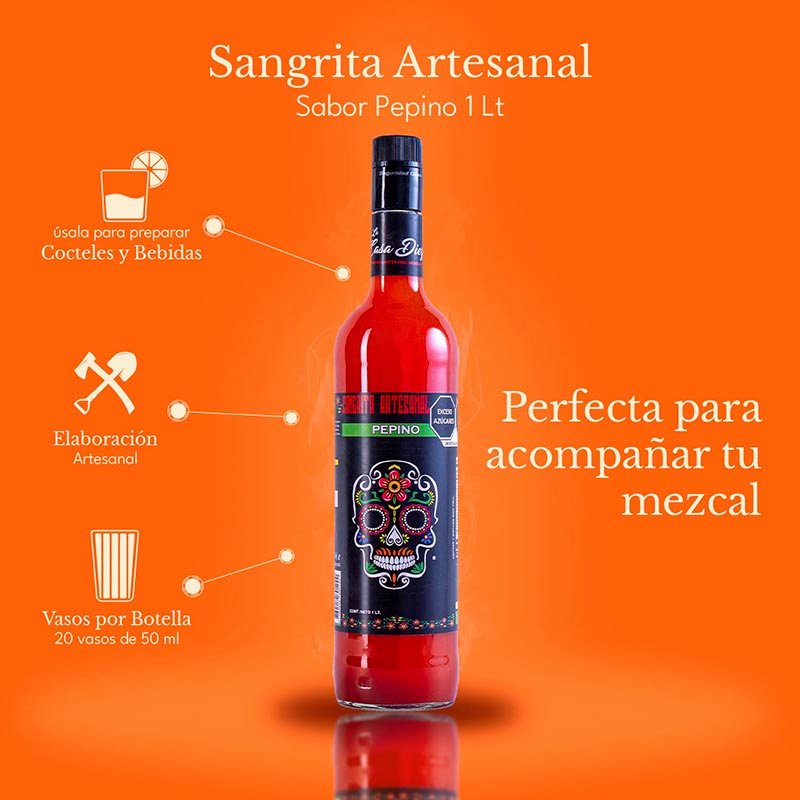 Sangrita Artesanal Sabor Pepino 1lt - Image 5