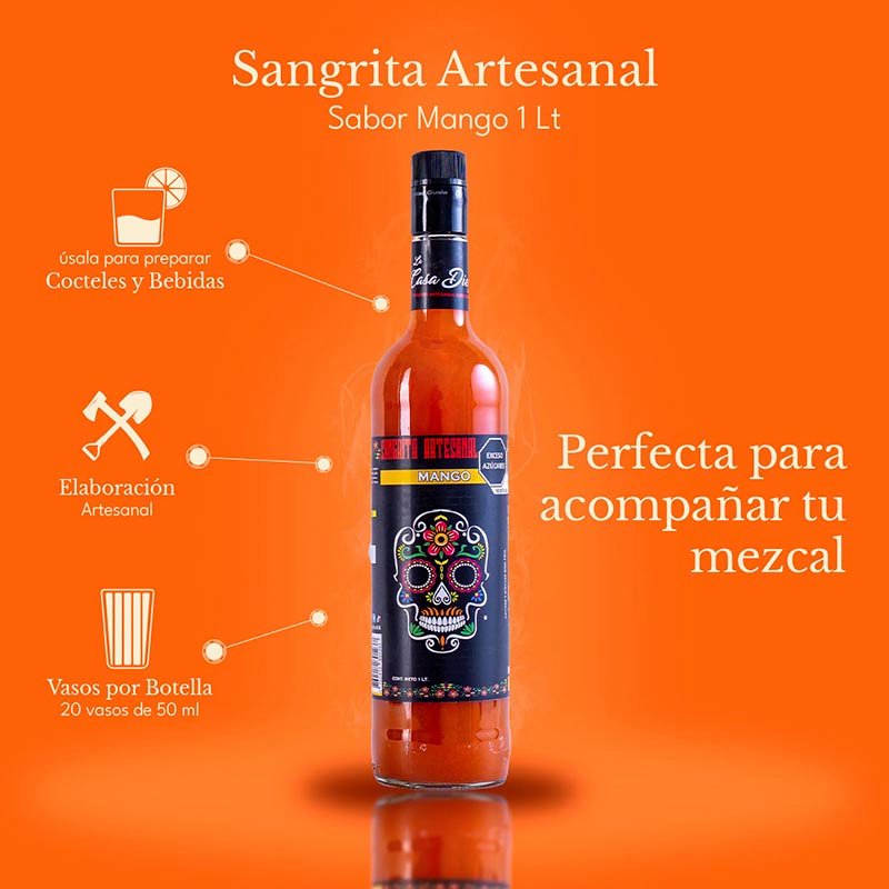 Sangrita Artesanal Sabor Mango 1lt - Image 5