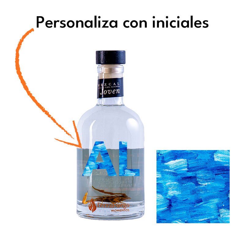 Mezcal Joven Terrafuego Personalizable con Alacrán 250ml - Image 5