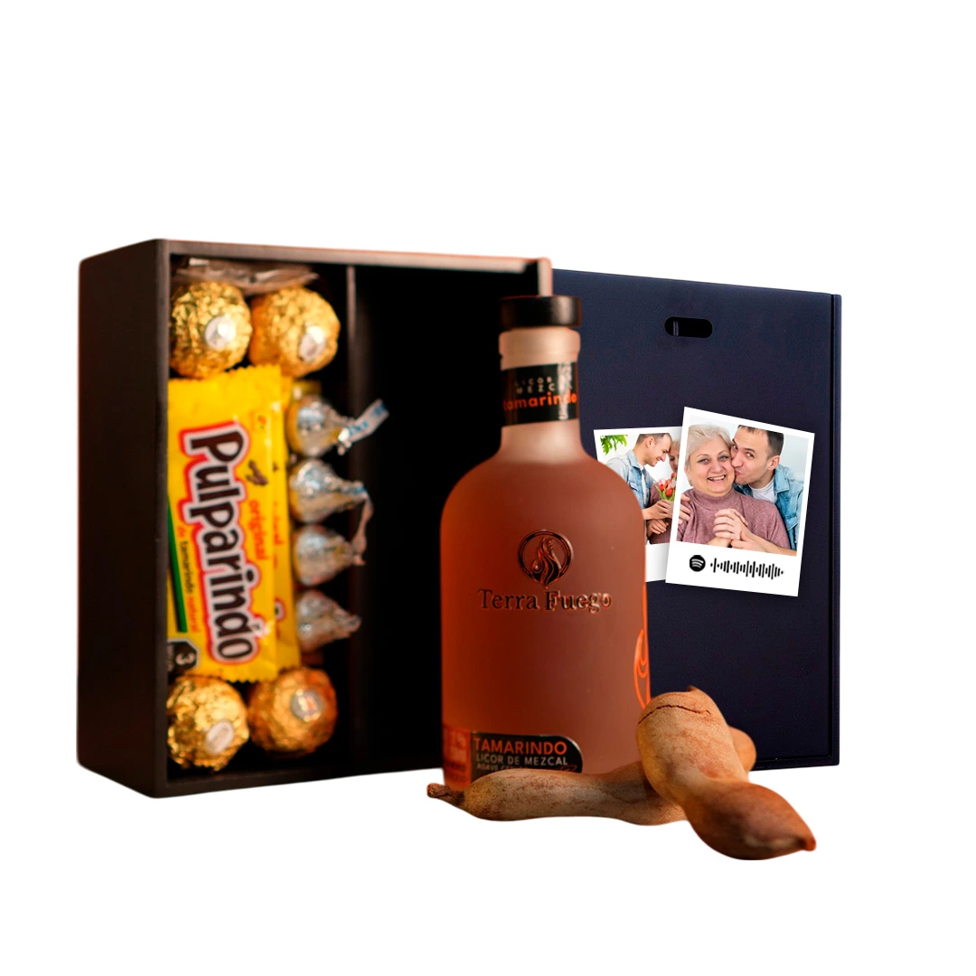Kit Personalizable Licor Tamarindo Terrafuego 250ml