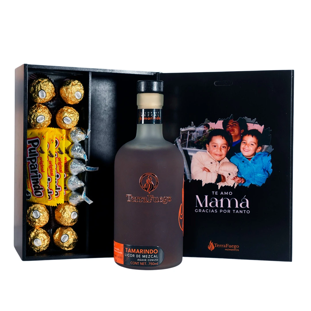 Kit Personalizable Licor Tamarindo Terrafuego 750ml